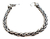 Pulsera Tipo Torzal Con Broche T De Plata Ley .925 P Hombre