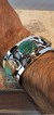 Brazalete De Plata 925 Con Grecas Y Turquesas Naturales - ARTESANOSMEX