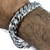 Pulsera Tejido Cubano Gruesa De Plata Ley 925 Para Hombre