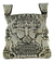 Dije De Tlaltecutli De Plata 925 Con Collar De Piel