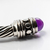 Brazalete Tipo Yurman De Plata Con Amatistas Naturales on internet