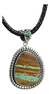 Dije De Turquesa Natural Montado En Plata Ley 925 - buy online