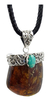 Dije De Piedra Natural De Chiapas Montado En Plata .925 - ARTESANOSMEX