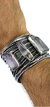 Brazalete Corrugado De Plata 925 Con Amatistas - buy online