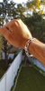 Pulsera Uno Por Uno De Plata Ley .925 Para Caballero on internet
