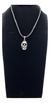 Dije De Calavera De Plata Ley .925 Con Collar De Piel - buy online