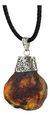 Dije De Ambar Natural Montado En Plata 950 Con Jade Azul - buy online