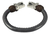 Brazalete De Piel Gris Con Quetzalcoatl De Plata 925 on internet