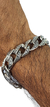 Pulsera Gruesa Tejido Cubano De Plata Ley 925 Con Textura