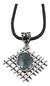 Imagen de Dije De Jade Azul Montado En Plata Ley .925 Con Collar