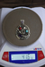 Dije De Plata Nativo Americano Con Flores Hojas Y Piedras - ARTESANOSMEX
