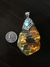 Image of Dije De Piedra Natural De Chiapas Montado En Plata Ley .950