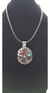 Dije De Plata Nativo Americano Con Flores Hojas Y Piedras - tienda en línea