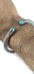 Brazalete Tipo Yurman De Plata 925 Con Turquesas