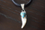 Dije Amuleto De Plata Ley .925 Adornado Con Turquesa Natural - buy online