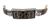 Pulsera De Madera Con Placa De Ebano Y Plata Con Grecas - ARTESANOSMEX