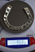 Pulsera Gruesa De Plata De Eslabones Tres Por Uno - ARTESANOSMEX