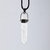 Dije De Cuarzo Blanco Grande Montado En Plata 925 - comprar en línea