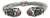 Brazalete De Plata 925 Solido Con Opalos Para Hombre - buy online