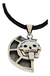 Dije De Plata Disco De La Muerte Teotihuacano