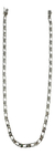 Cadena De Plata Ley .925 Uno Por Uno Para Hombre - online store