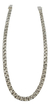Cadena Gruesa Tejido Chino De Plata 925 Para Hombre - ARTESANOSMEX