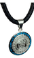 Dije De Calendario Maya De Plata 925 Con Turquesas on internet