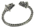 Image of Brazalete De Quetzalcoatl De Plata 925 Para Hombre