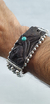 Pulsera De Casquillas De Plata Ley .925 Con Placa De Ébano - online store