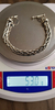 Image of Pulsera Torzal De Plata Ley .925 Con Broche T Para Caballero