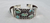 Pulsera De Piel Tejida Con Placa De Plata Con Turquesas - comprar en línea