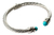 Brazalete Tipo Yurman De Plata Con Turquesas Para Hombre - buy online
