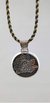 Dije De Quetzalcoatl De Plata Ley .925 Con Collar De Piel - buy online