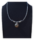 Dije De Esfera De Ambar Con Plata Con Collar De Piel - buy online