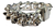 Pulsera Tejido Cubano Con Calaveras De Plata Ley 925 - ARTESANOSMEX