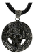 Image of Dije De Disco De La Muerte Teotihuacano De Plata 925