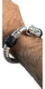 Brazalete De Piel Fina Con Víbora De Plata Ley 925 en internet