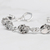 Image of Pulsera De Calaveras De Plata Ley 925 Con Broche T Adornado