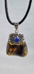 Dije De Piedra Natural De Chiapas Montado En Plata Con Lapis - online store