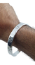 Brazalete Moderno Calado A Mano De Plata Ley 925 - buy online
