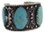 Brazalete De Plata Ley .925 Adornado Con Turquesas Naturales - buy online