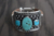 Pulsera De Madera Con Placa De Plata Ley .925 Con Turquesas