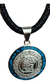 Dije De Calendario Maya De Plata 925 Con Turquesas - online store