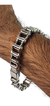 Image of Pulsera Biker De Plata 925 Para Caballero