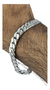 Pulsera Tejido Cubano De Plata Ley 925 Para Hombre - comprar en línea