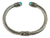 Brazalete Tipo Yurman De Plata 925 Con Turquesas - online store