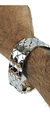 Pulsera De Plata Con Grecas Y Figuras Ovales De Plata - online store