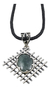 Dije De Jade Azul Montado En Plata Ley .925 Con Collar - tienda en línea