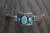 Pulsera De Madera Con Placa De Plata Ley .925 Con Turquesas - buy online