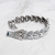 Pulsera De Quetzalcoatl De Plata Ley 925 - tienda en línea